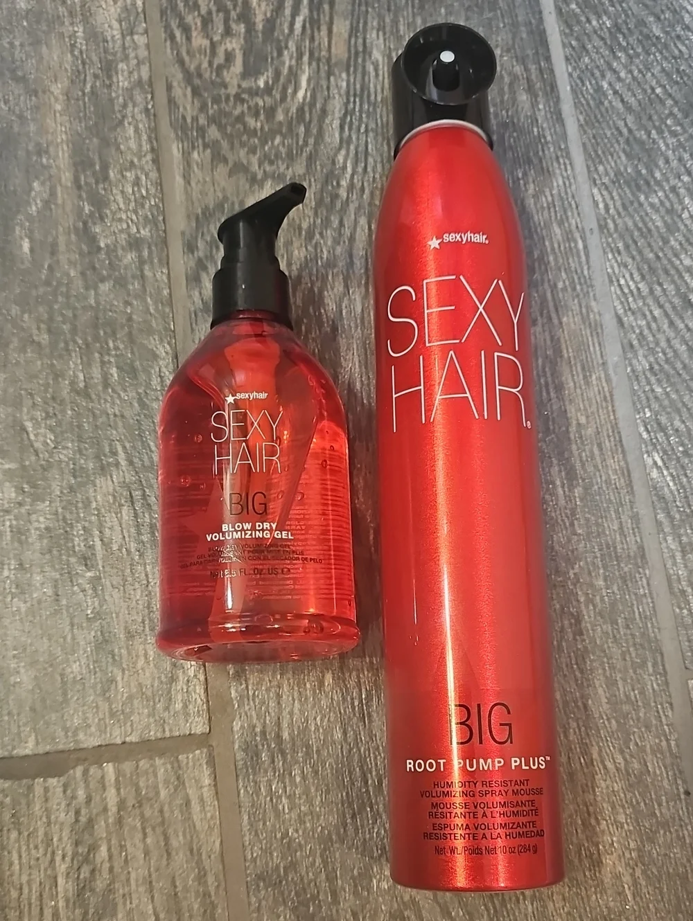 BIG Blow Dry Volumizing Gel & Root Pump Plus™ Mousse - Red